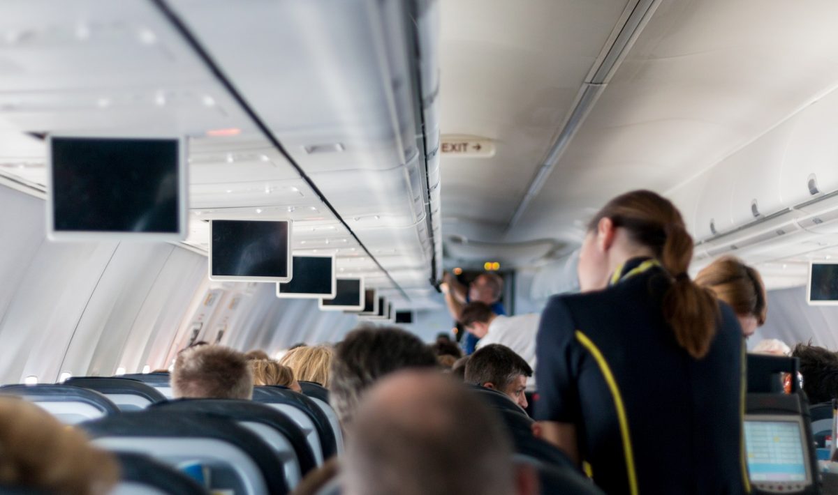 passengers on a plane